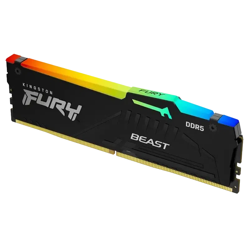 Оперативная память Kingston FURY Beast RGB FURY Beast RGB 16 ГБ, Чёрный 6