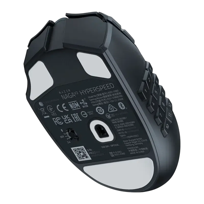 Беcпроводная мышь Razer Naga V2 HyperSpeed, Black 5