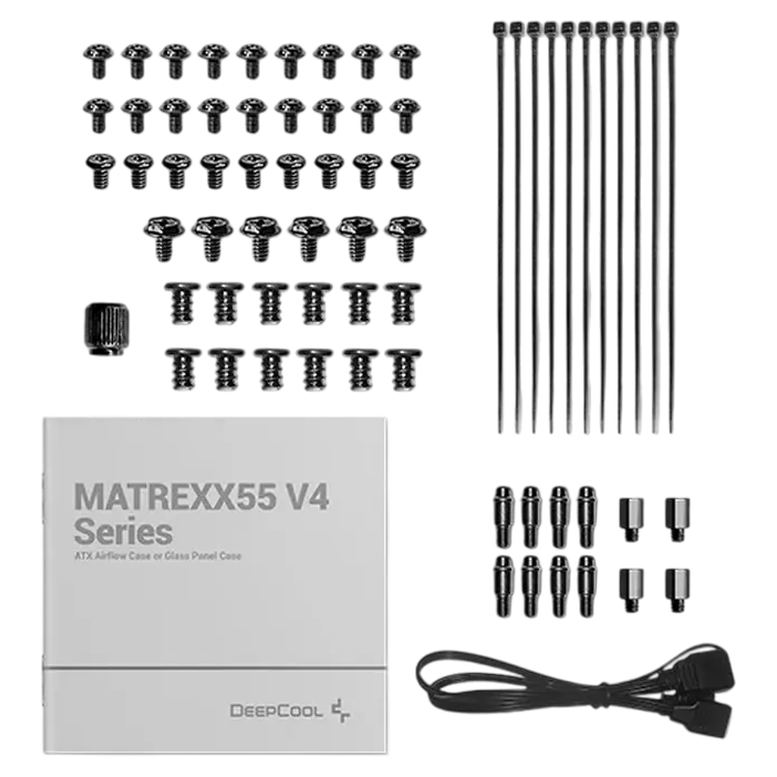 Корпус для ПК Deepcool MATREXX 55 MESH V4 Mid Tower, Черный 4