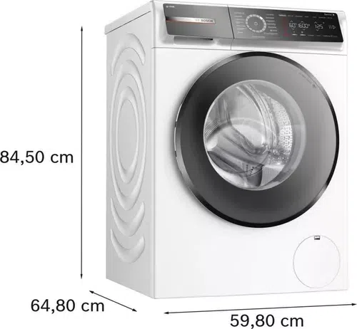 Mașină de spălat frontală Bosch WGB256A40, White 5
