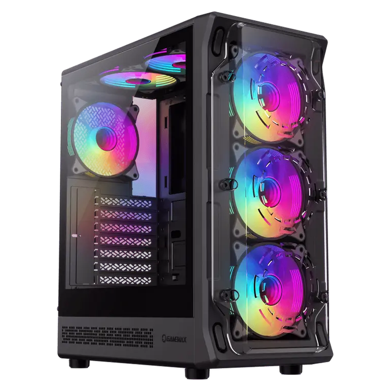 Корпус для ПК Gamemax STARLIGHT 2 AB Midi-Tower, Черный