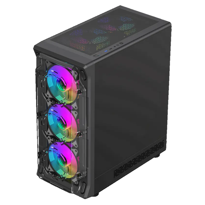 Корпус для ПК Gamemax STARLIGHT 2 AB Midi-Tower, Черный 4