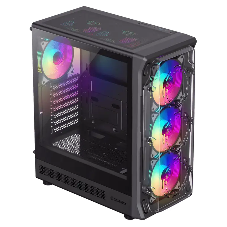 Корпус для ПК Gamemax STARLIGHT 2 AB Midi-Tower, Черный 3