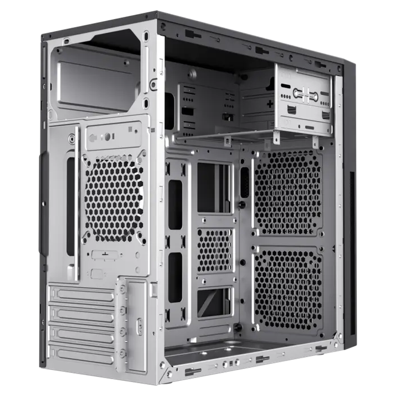 Корпус для ПК Sohoo 6521BK Midi-Tower, Черный 7