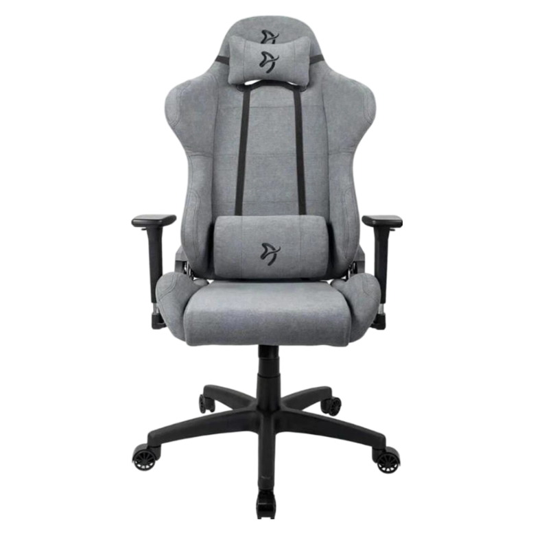 Scaun Gaming AROZZI Torretta Soft Fabric, Ash Grey