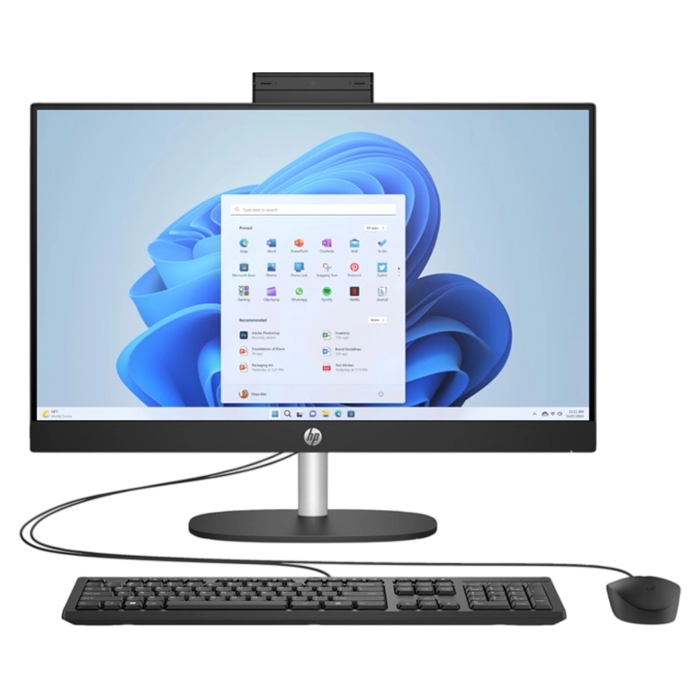 Computer All-in-One HP 24-cr1003ci, Core Ultra 7 155U, 16/512GB, Black