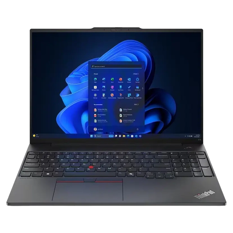Ноутбук для бизнеса 16" Lenovo ThinkPad E16 Gen 2, Black