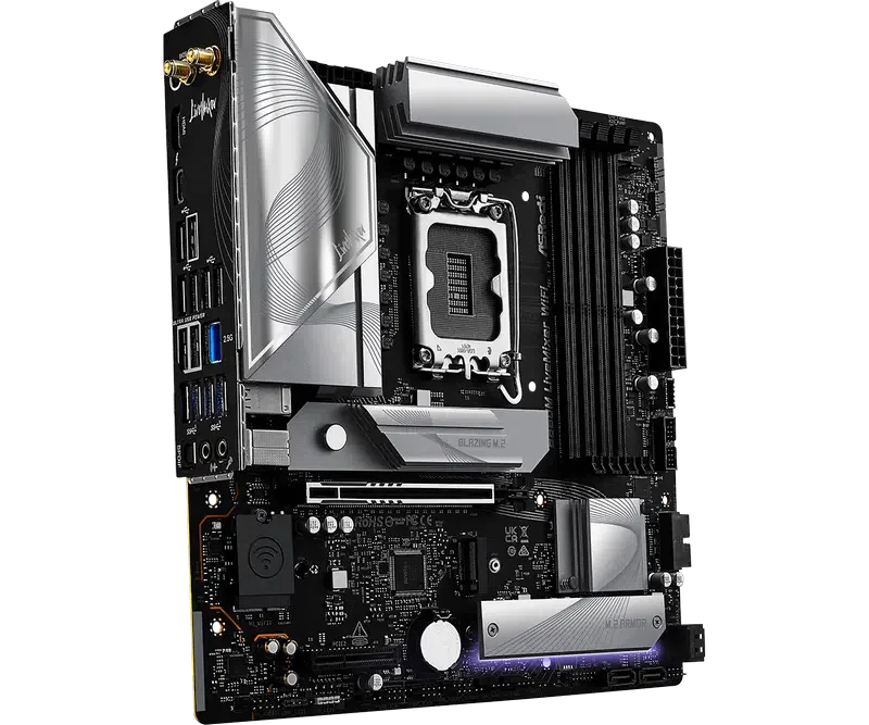 Материнская плата ASRock B860M LIVEMIXER WIFI LGA1851 Micro-ATX 4