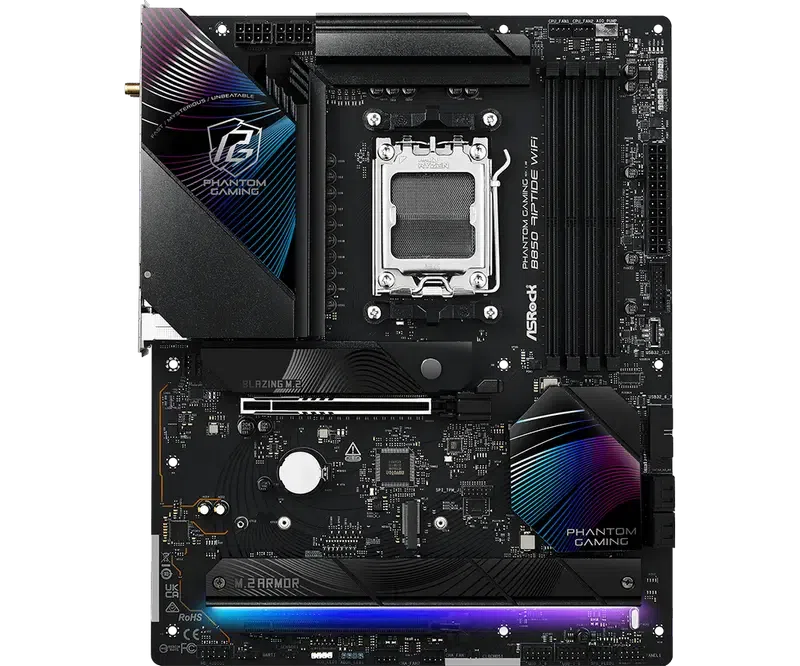 Материнская плата ASRock B850 RIPTIDE WIFI, Black 3