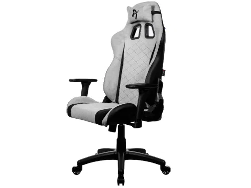 Scaun Gaming Arozzi Avanti Softfabric Light Grey 2