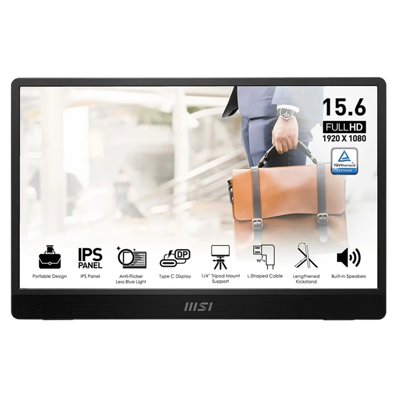 Monitor Portabil 15.6” MSI PRO MP161 E2U,Black