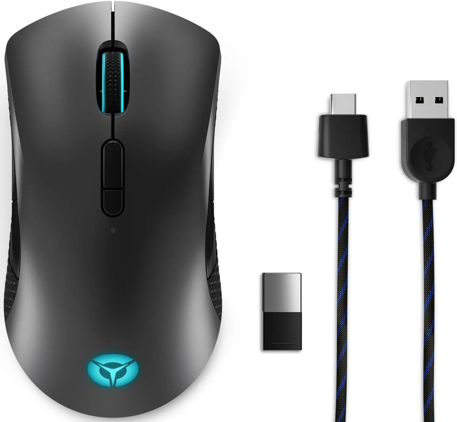 Mouse Gaming Wireless Lenovo Legion M600, Iron gray 6