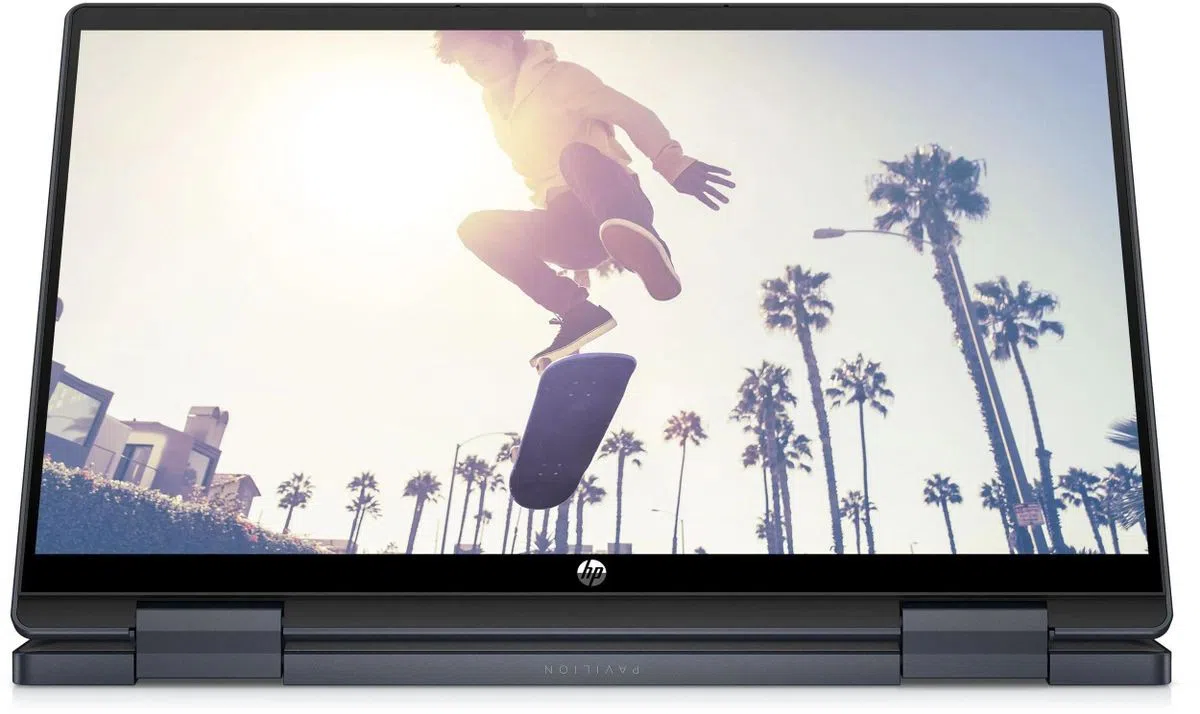 Ноутбук 14.0" HP Pavilion x360 (14-ek2007ci), Intel Core 3 100U, Space Blue 2