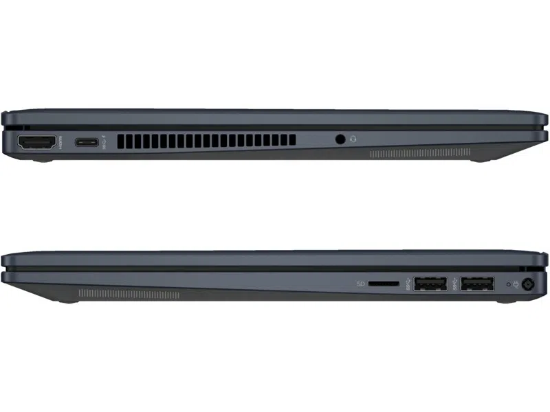 Ноутбук 14.0" HP Pavilion x360 (14-ek2007ci), Intel Core 3 100U, Space Blue 5