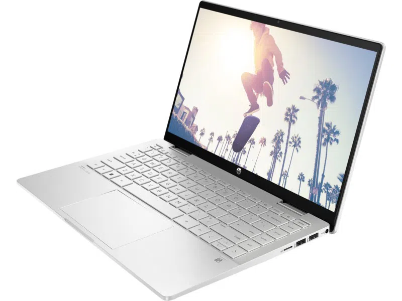 Ноутбук 14.0" HP Pavilion x360 (14-ek1024ci), Natural Silver 2