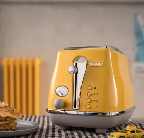 Тостер DeLonghi CTOC2103.Y Icona Capitals Yellow 3