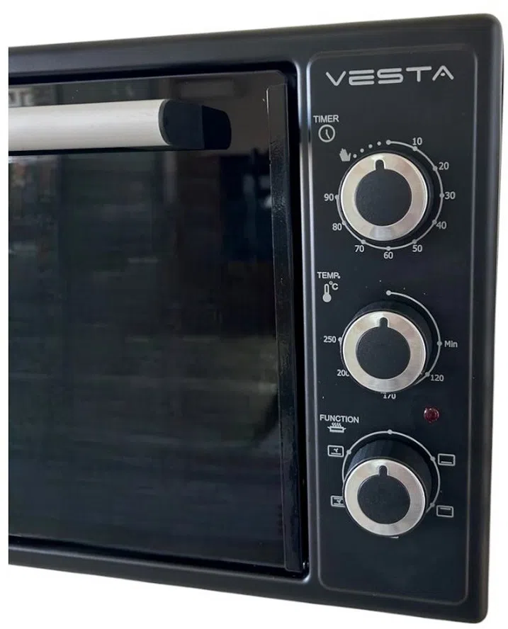 Настольная духовка Vesta KSF-50CTL/BL, Black 3