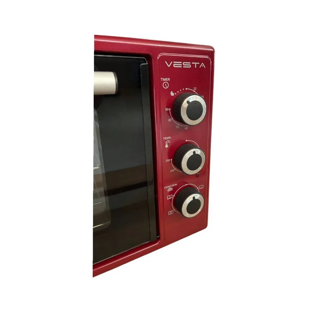 Печь электрическая Vesta KSF-50CTL/R, Red 4