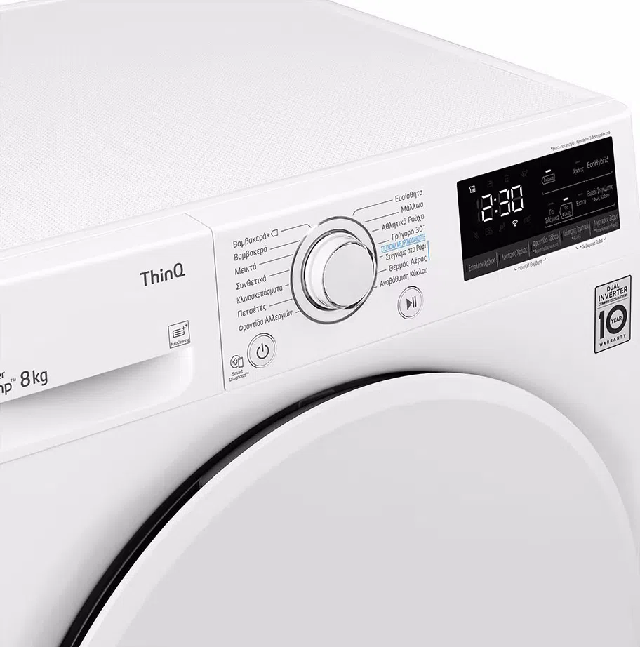 Сушильная машина LG RH80V3AV0N, White 5