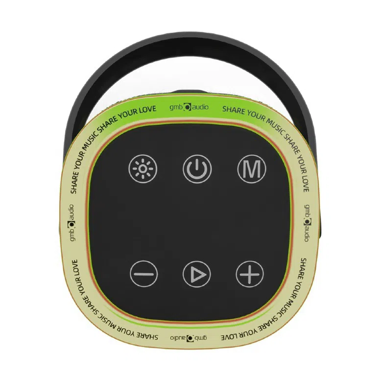 Портативная колонка Gembird SPK-BT-LED-06, Чёрный 3