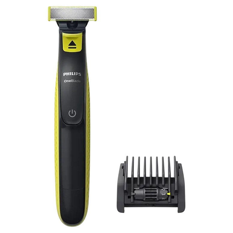 Мужской Триммер Philips OneBlade, Черный/Зелёный