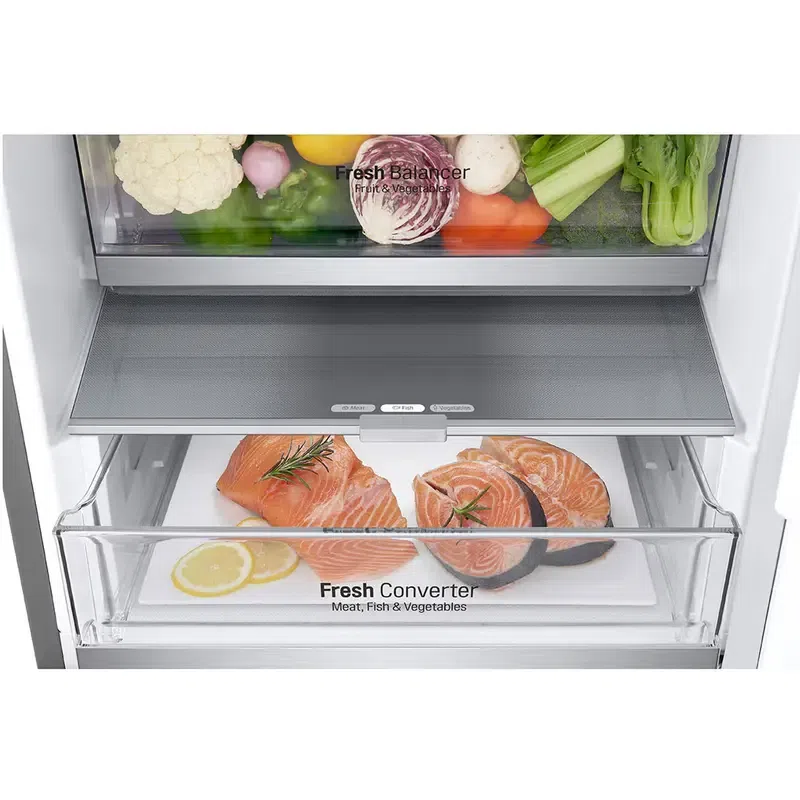 Холодильник LG GBV7280CMB Silver 13