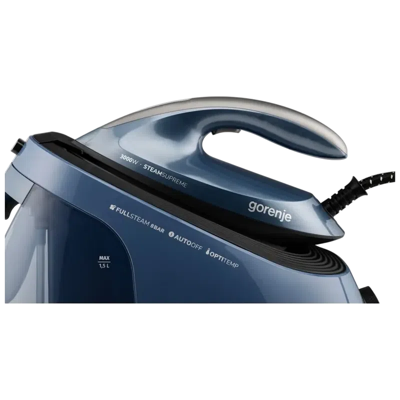 Fier de călcat cu generator de abur Gorenje SGD3000BBK, Albastru 5
