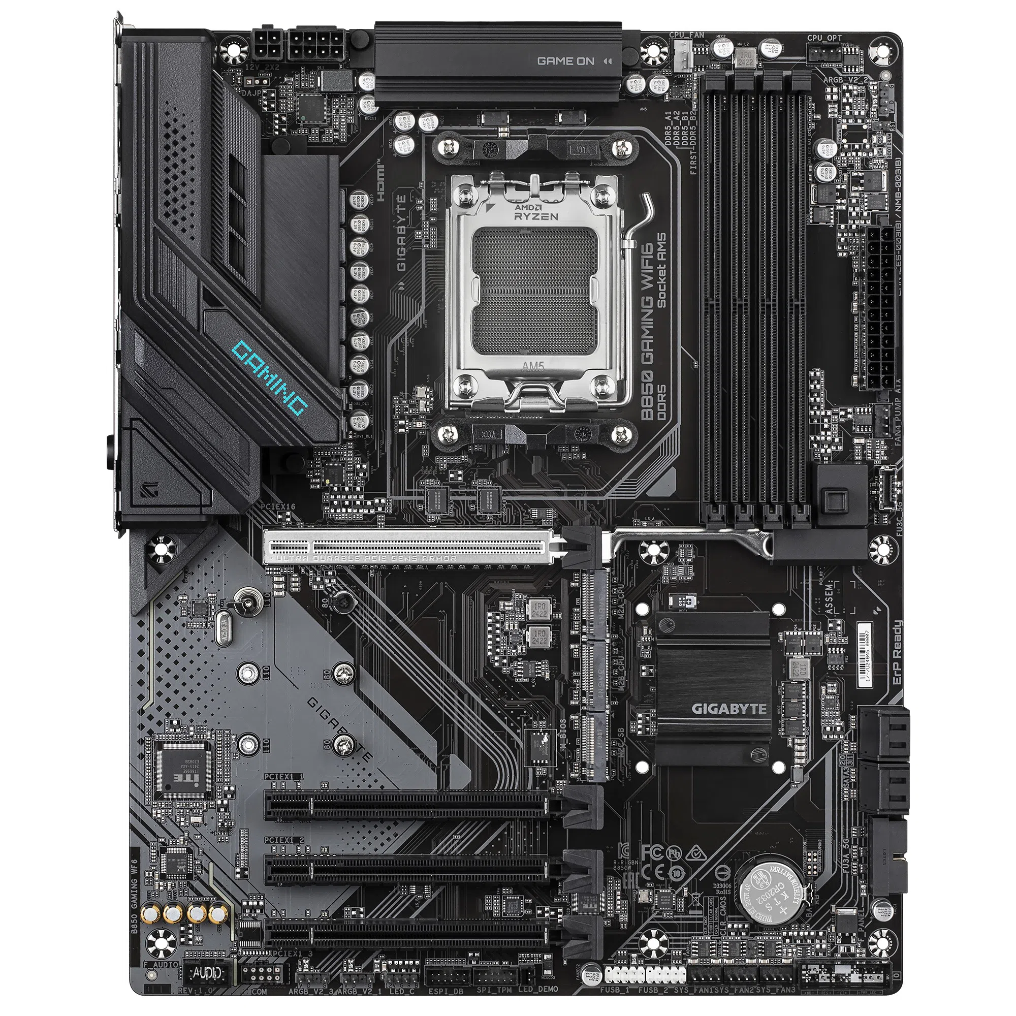 Материнская плата Gigabyte B850 GAMING WF6 AM5 ATX 2