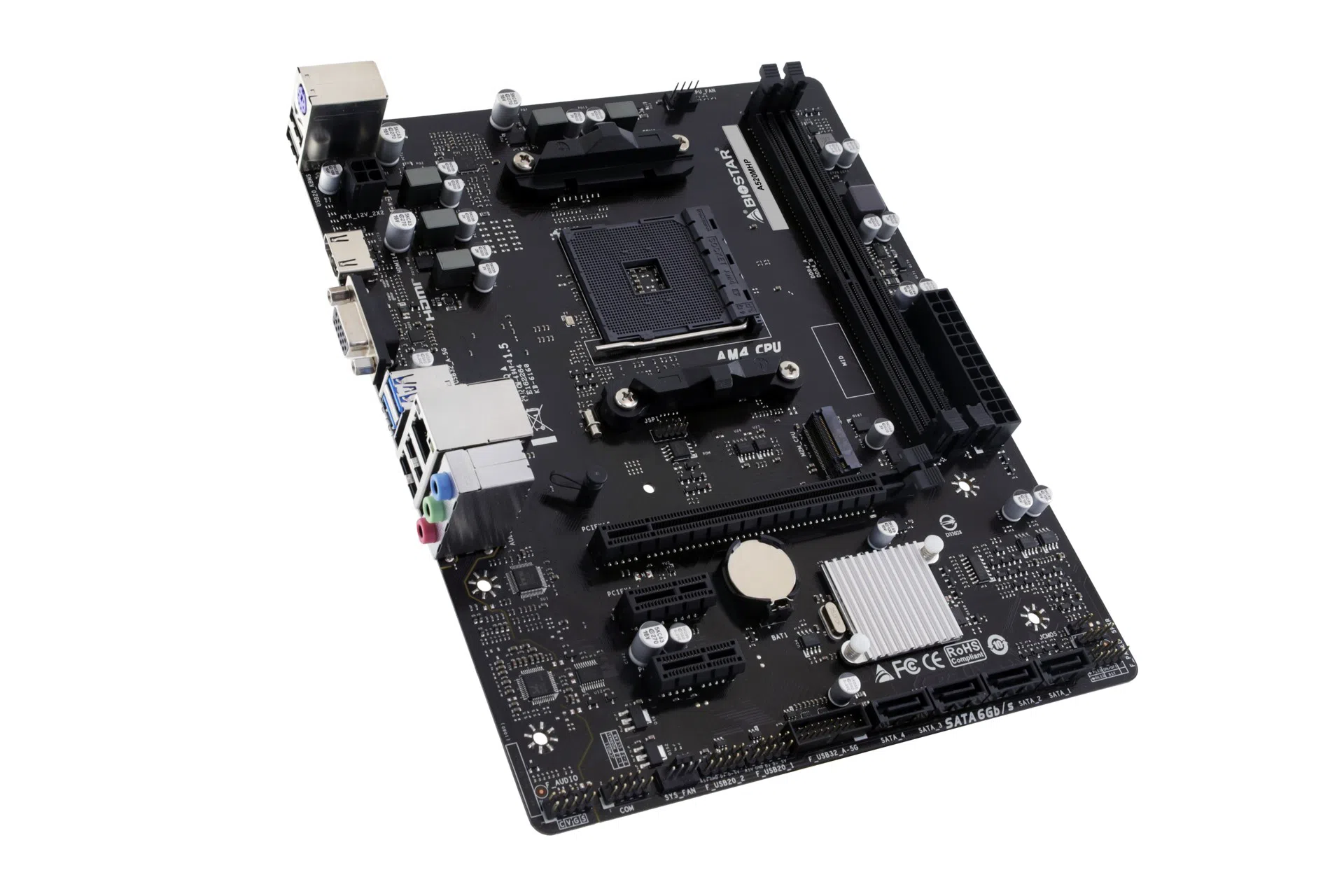 Placa de baza BIOSTAR A520MHP, Black 3