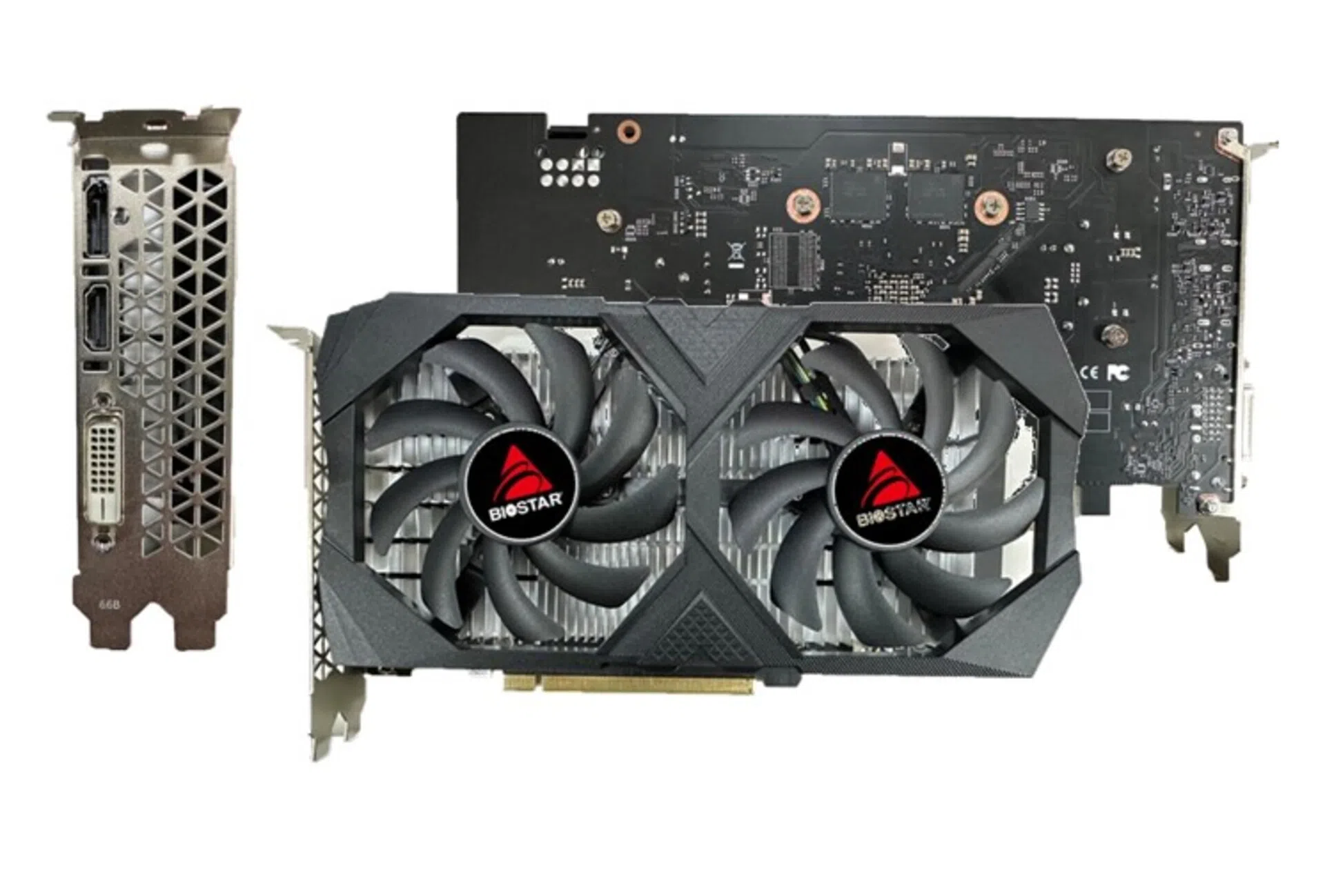 Видеокарта BIOSTAR GeForce RTX3050 6ГБ, Черный 3