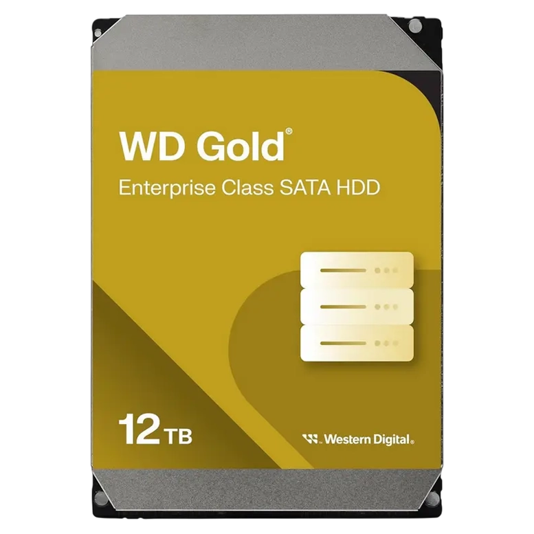 Unitate HDD Western Digital WD Gold WD122KRYZ, 12 TB, Gold