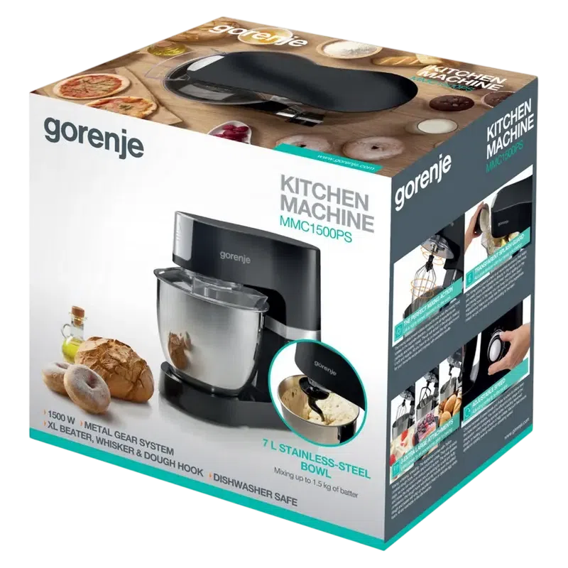 Кухонный комбайн Gorenje MMC1500PS, Black 11