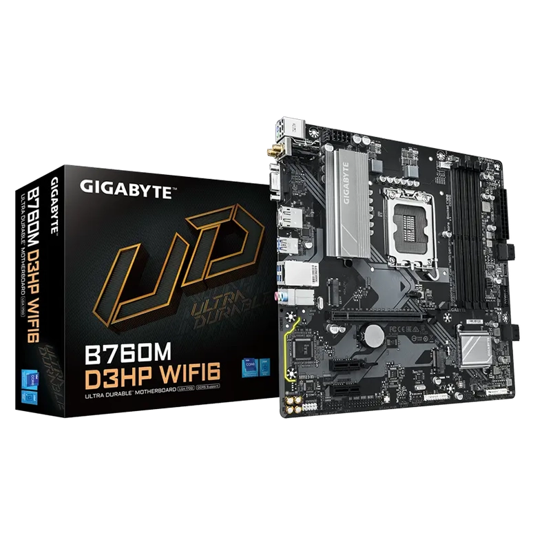 Материнская плата Gigabyte B760M D3HP WIFI6 LGA1700 Micro-ATX