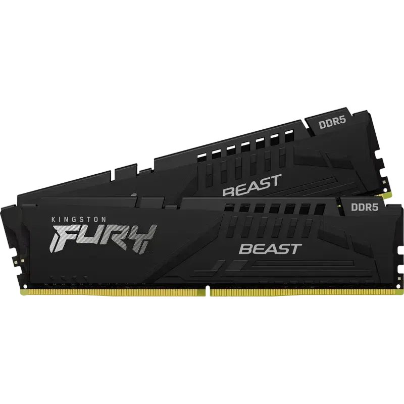 Оперативная память Kingston FURY Beast, DDR5 SDRAM, 6400 МГц, 32ГБ 4