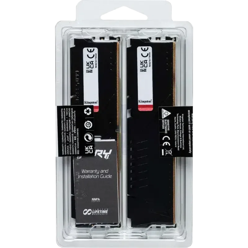 Оперативная память Kingston FURY Beast, DDR5 SDRAM, 6400 МГц, 32ГБ 11