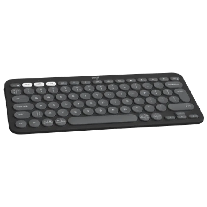 Tastatură Logitech Pebble Keys 2 K380S, Fara fir, Graphite 3