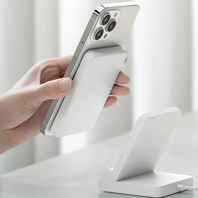 Портативное зарядное устройство Xiaomi 5000mAh Magnetic, White 3