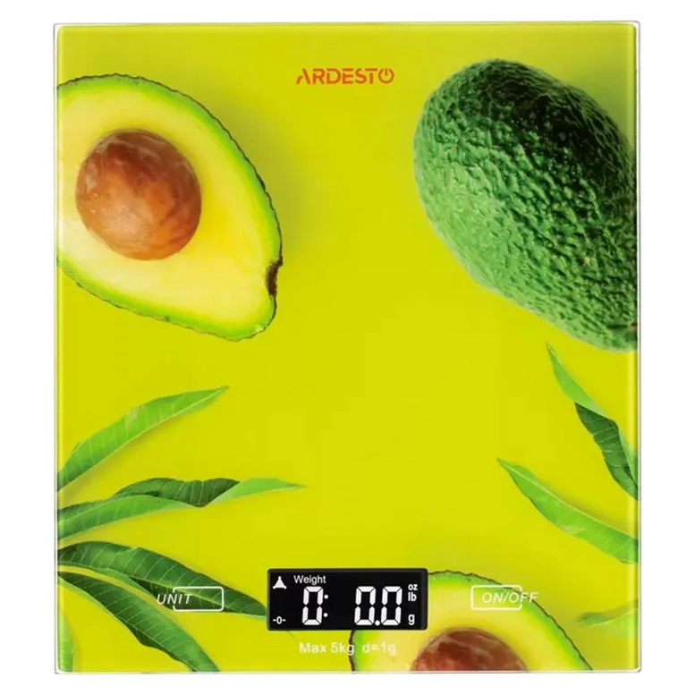 Cântar electronic de bucătărie Ardesto SCK-893, Avocado
