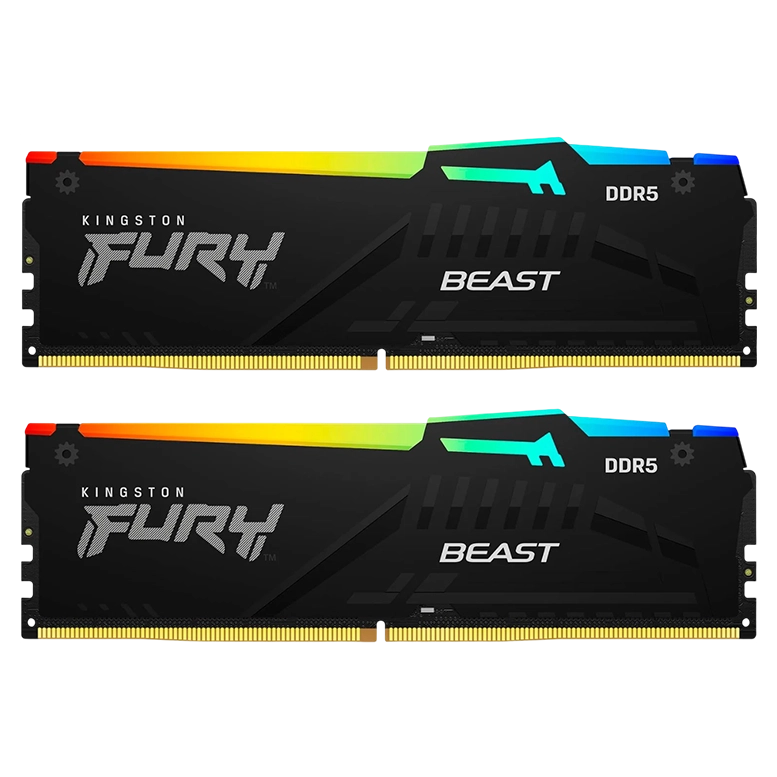Memorie RAM Kingston FURY Beast RGB EXPO, 16 GB, Black