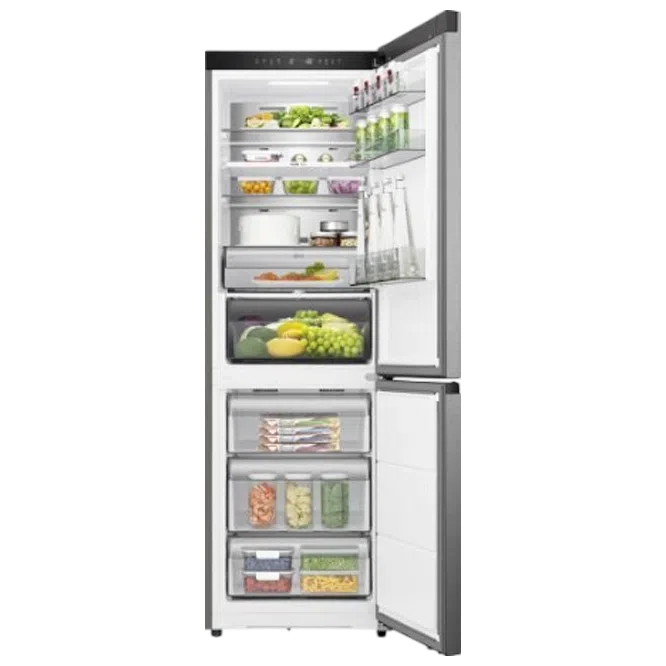 Холодильник с нижней морозильной камерой Hisense RB3K330SAIC Silver 7