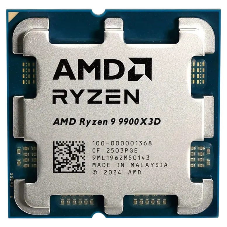 Процессор AMD Ryzen 9 9900X3D Tray, Silver