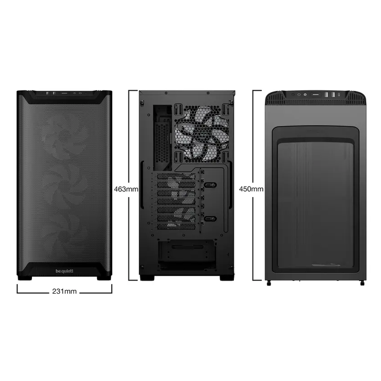 Корпус для ПК be quiet! PURE BASE 501 LX Mid-Tower, Черный 8