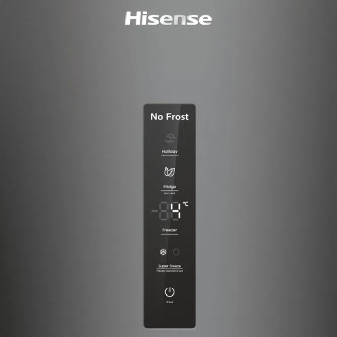 Холодильник с нижней морозильной камерой Hisense RM469N4AFD1 Black 10