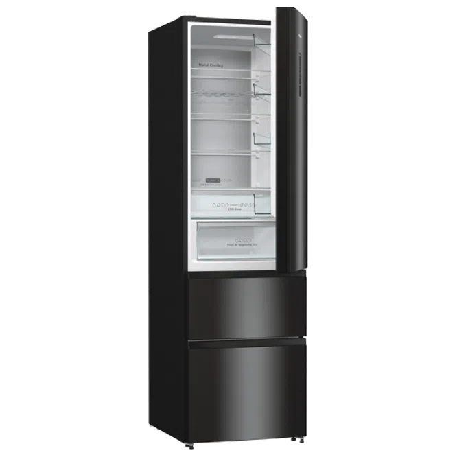 Холодильник с нижней морозильной камерой Hisense RM469N4AFD1 Black 7