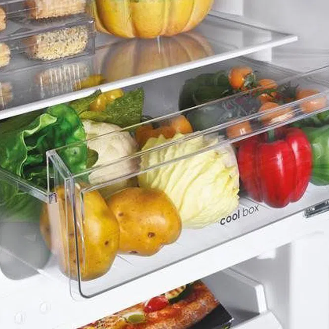 Frigider cu congelator jos Candy CCH1T518DW White 6