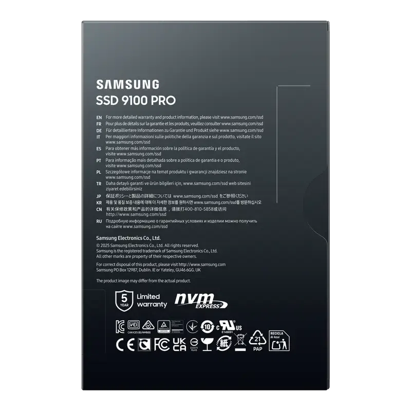 Unitate SSD Samsung 9100 PRO, 4096GB, MZ-VAP4T0BW 7