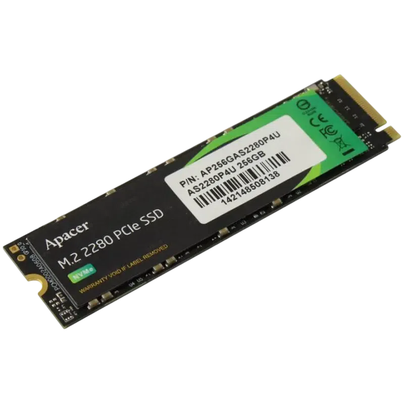 Накопитель SSD Apacer AS2280P4U, 256Гб, AP256GAS2280P4U-1 2