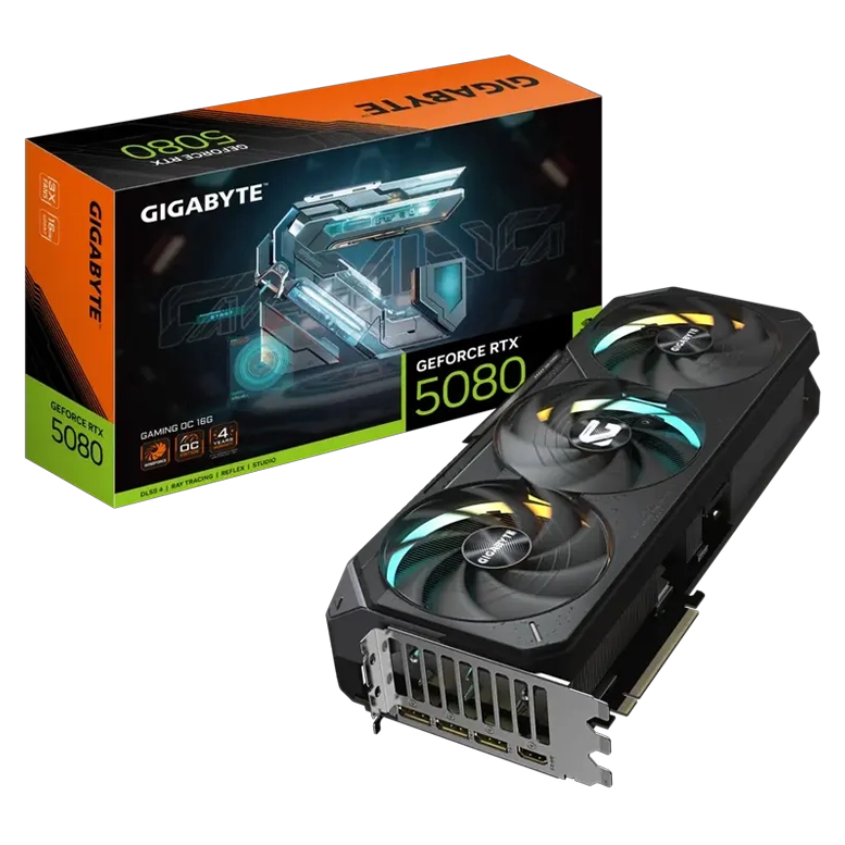 Видеокарта Gigabyte GeForce RTX 5080 GAMING OC, Black