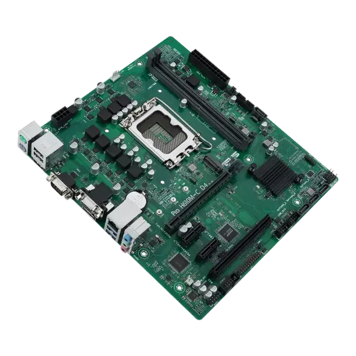 Материнская плата ASUS PRO H610M-C D4-CSM, Green 3