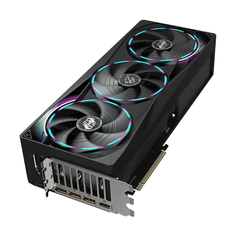 Видеокарта Gigabyte AORUS GeForce RTX 5070 Ti MASTER, Черный 4